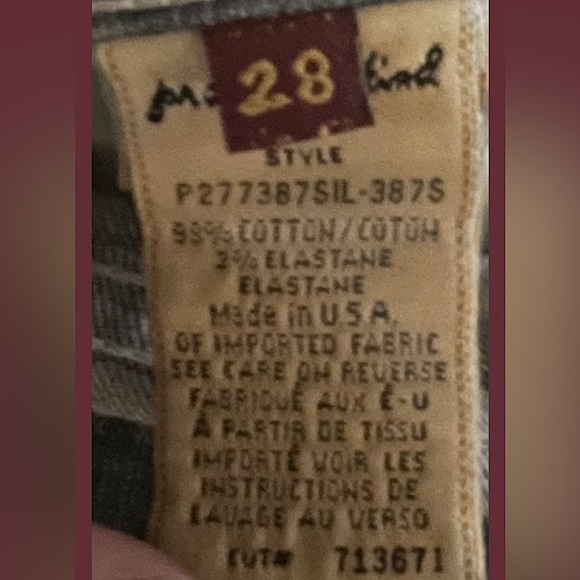 7 FOR ALL MANKIND BOOTLEG-CAPRI JEANS - Picture 4 of 5